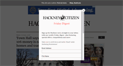 Desktop Screenshot of hackneycitizen.co.uk